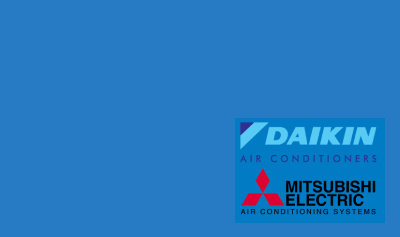 Daikin en Mitsubishi Airco's